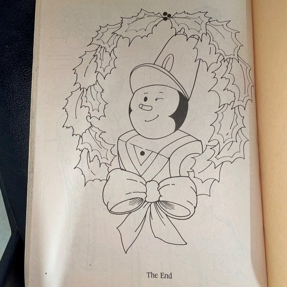 Christmas in Toyland vintage coloring book 1989 - Picture 8 of 14